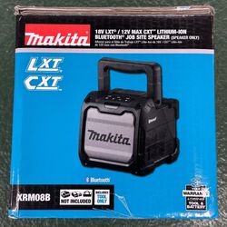 NEW! Makita XRM08B 12V/18V Max CXT Bluetooth Job Site Speaker