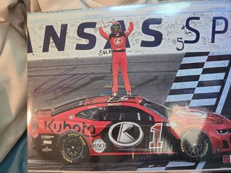 Ross Chastain Signed NASCAR Kansas Speedway Photo