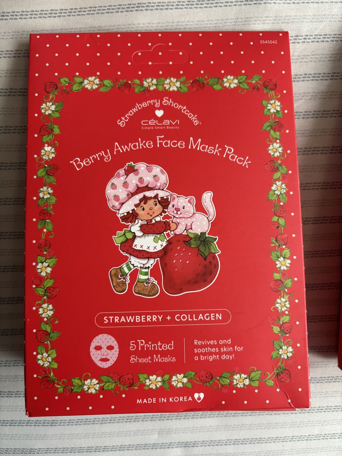 Strawberry Shortcake Face Masks 