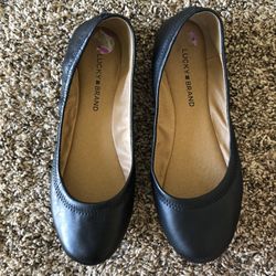 Luck brand black flats size 8 1/2