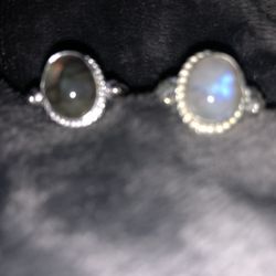 Silver 925 And Gemstone Rings