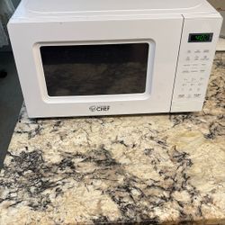 White Microwave 