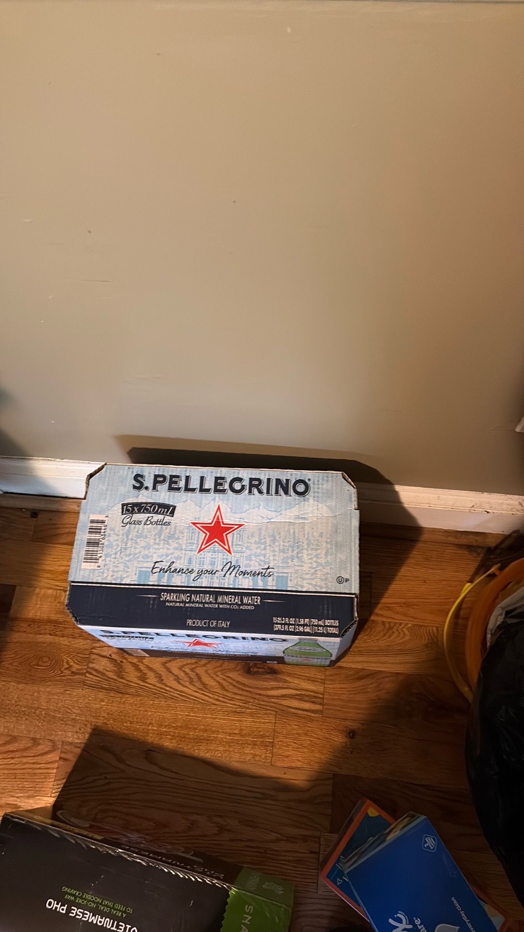 S. Pellegrino sparkling water