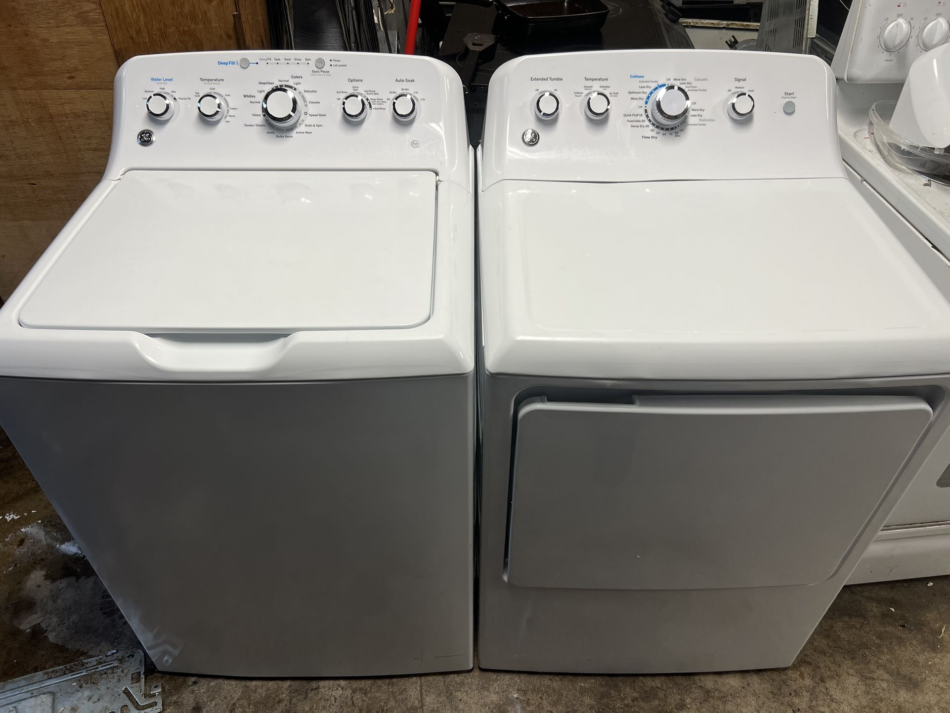 GE Washer Dryer Set
