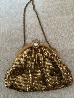 Vintage Gold Mesh Evening Bag#2908 Whiting & Davis 