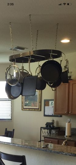 Pot rack- like new originally $180