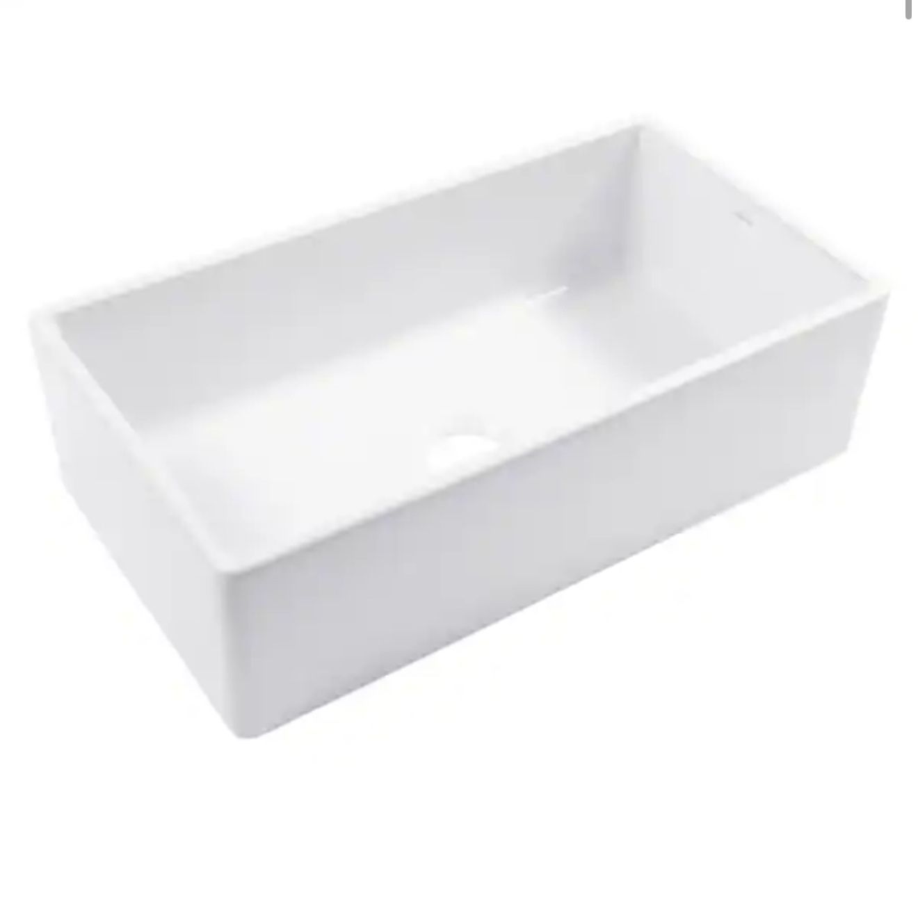 SINKOLOGY Bradstreet || 33 in. Farmhouse Apron Front Undermount Single Bowl Crisp White Fireclay $120