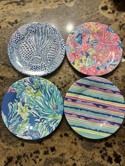 Lily Pulitzer Appetizer Or Dessert Plates