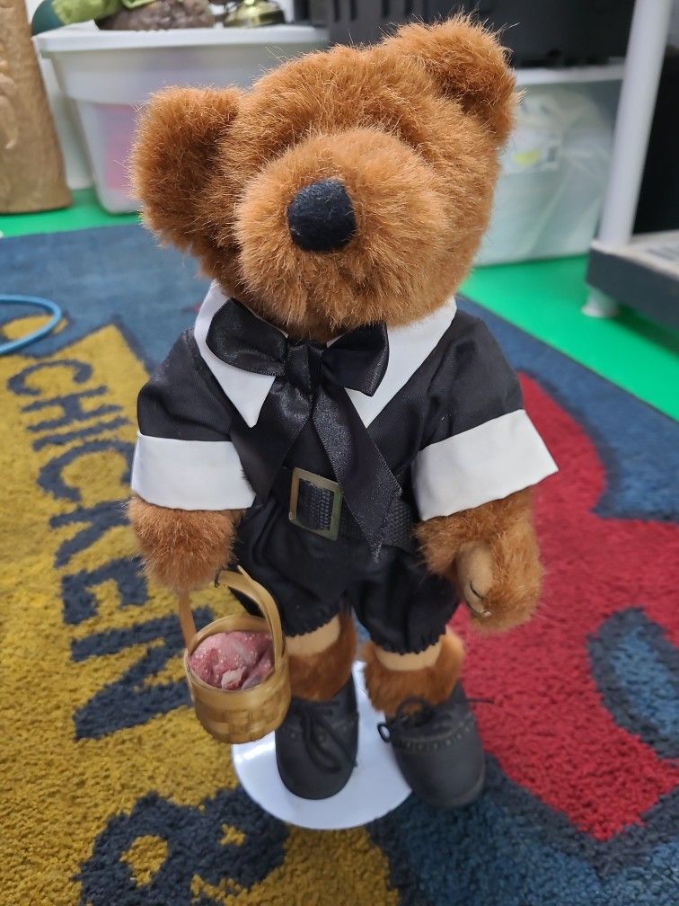 Teddy Bear Doll On Stand