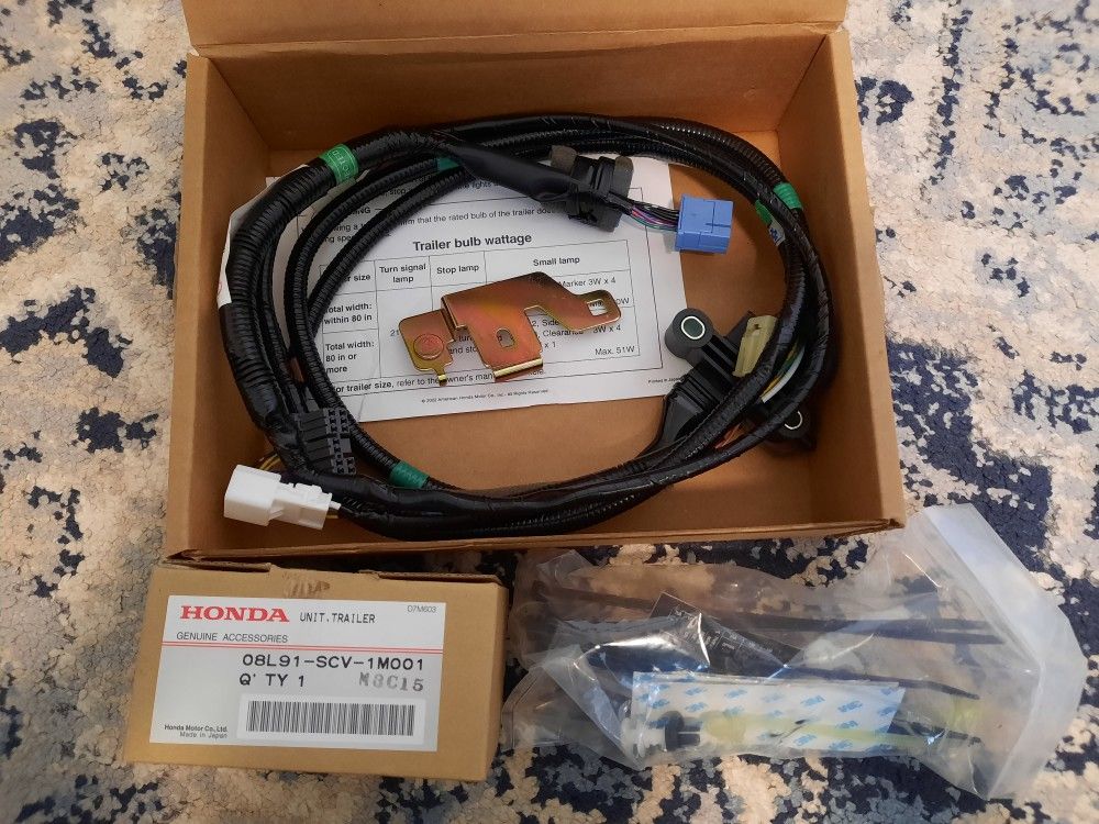 Honda Trailer Hitch Harness