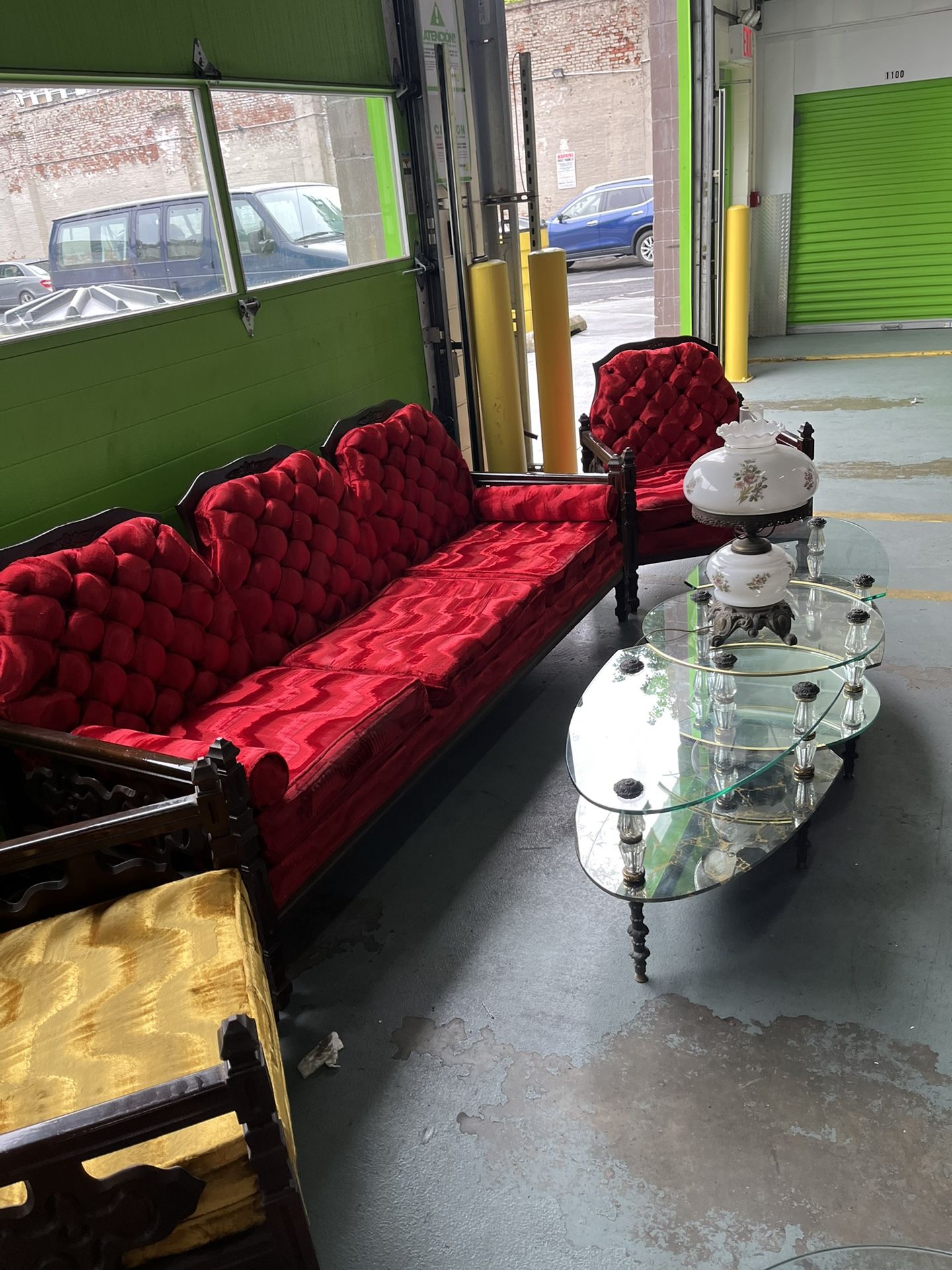 Like New Vintage Furniture With Original Plastic Covers