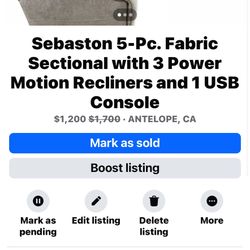 Brand New Sectional-Macys