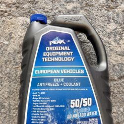 Brand New PEAK European Vehicle Coolant 50/50 – Premium Quality
