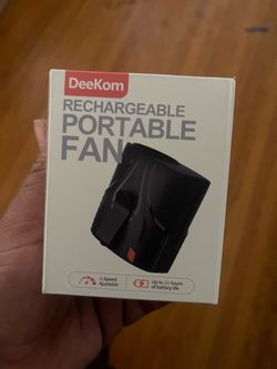 DeeKom Rechargeable Portable Fan