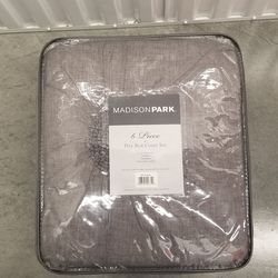 Day Bed Cover Set Madison Park 6 pieces Grey