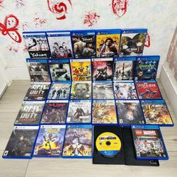 Playstation 5 Games And PlayStation 4 Games ( Used , Tested Working )  Read Description)