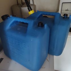 2 Five Gallon Fuel Canisters