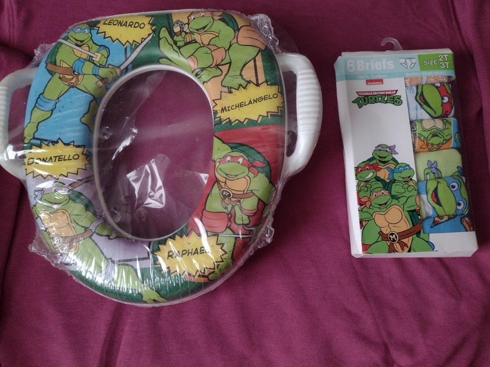 Ninja Turtle Potty Seat & Briefs