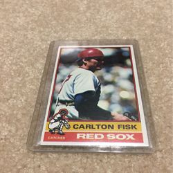 1976 Carlton Fisk- Red Sox & White Sox