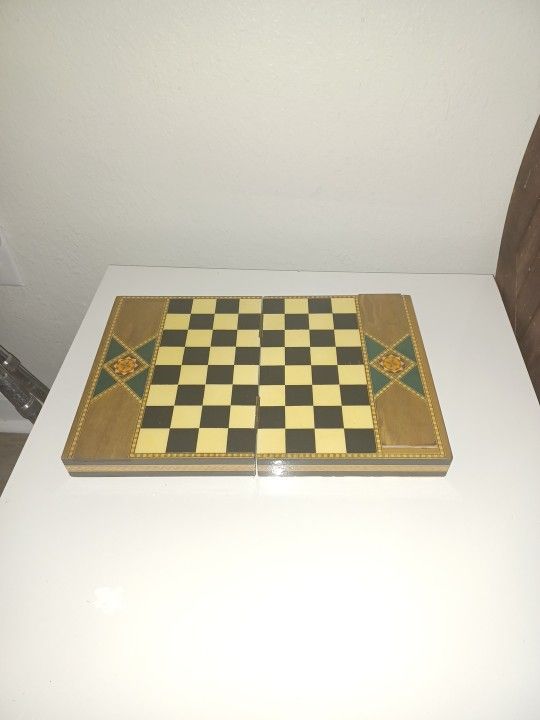Handmade Green Pearl Chess Board, ONLY Board, Mother of Pearl Chessboard with Drawer, Handmade Chessboard, Drawer Chessboard, 68" Board For The Holida