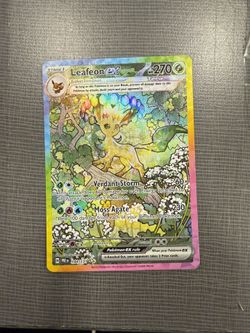 Leafeon Ex #144 Pokemon Prismatic Evolutions
