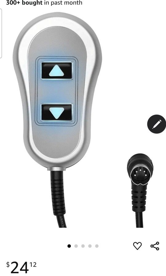 Lift Chair Remote Replacement relaxor Raffel Systems 5 Pin Lighted Hand Control