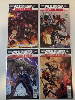 Onslaught Unleashed #1-4 Complete Set Marvel Comics 2011