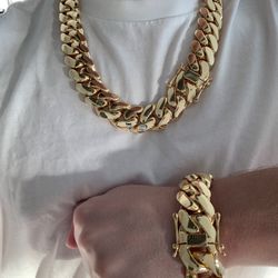 Heavy Cuban Link Set