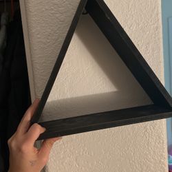 2 Black Triangle Wall Decoration