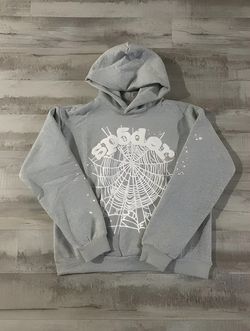 Grey Sp5der Hoodie 