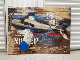 Airplane 3-D Wall Art
