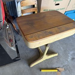 Vintage School Desk