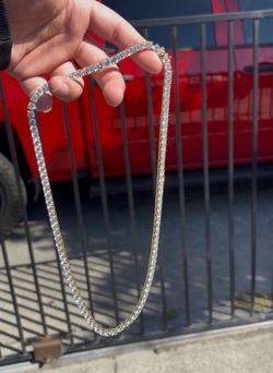 MOissanite tennis chain