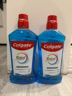 $8 for both Colgate Total Peppermint Mouthwash 33.8 oz – 2 Pack