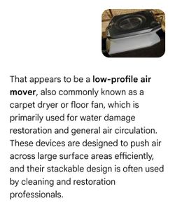 Floor Air Mover