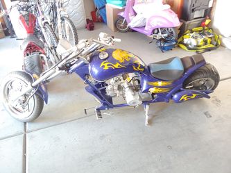 Nice Mini Chopper !  Mini bike, Mini chopper motorcycle, Custom