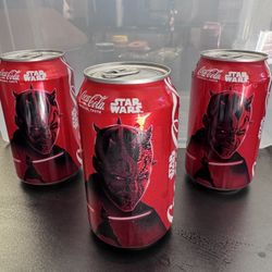 Star Wars Darth Maul Coca-Cola Limited Edition Coke Can