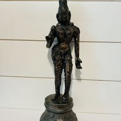 Antique bronze statue