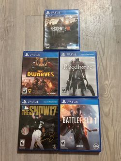 PS4 Game Bundle – Lot of 5