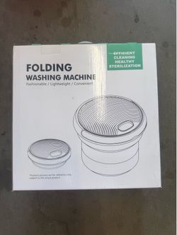 folding  washing machine