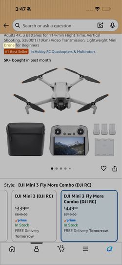 DJI MINI 3 FLY MORE COMBO