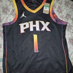 PHX SUNS DEVIN BOOKER JERSEY 