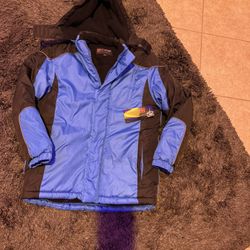 Brand New Boys Blue Winter Jacket Size 14/16 