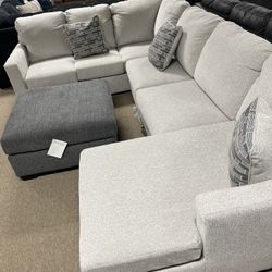 Deep Chaise Stunning Sectional!