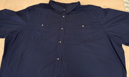 Mens Big & Tall Button-Down Shirt