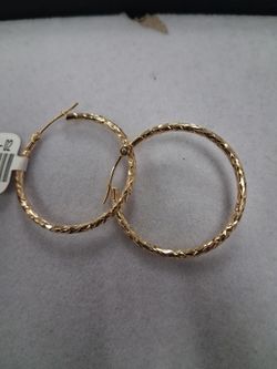 Gold Hoop Earrings