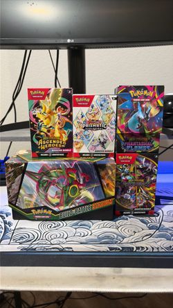 Ascended hero’s, prismatic evolution, phantasmal flames, evolving skies, pitch black bulk