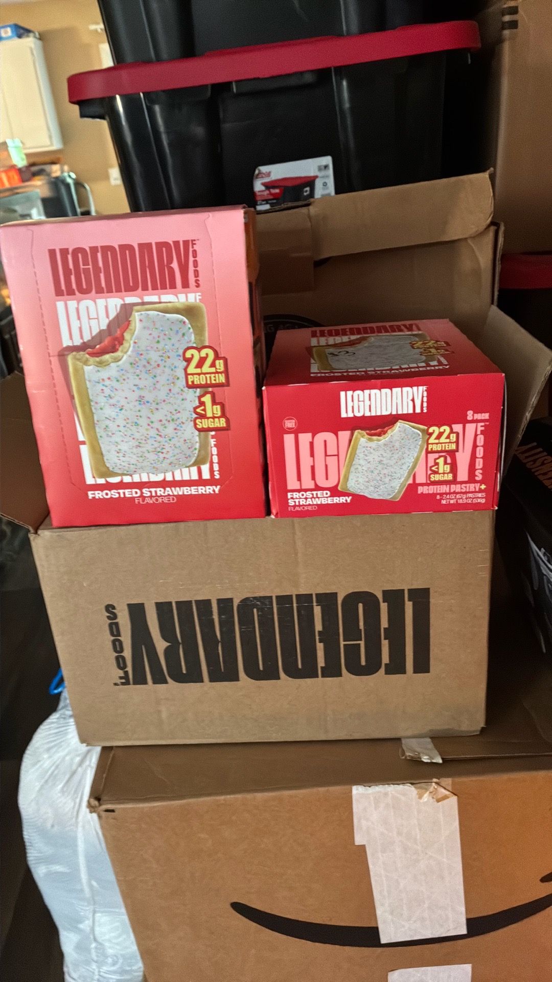 Legendary frosted strawberry pop tarts