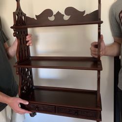 2- Tier Wood Shelf