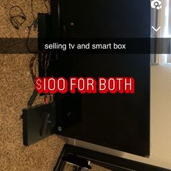40 inch tv with smart box